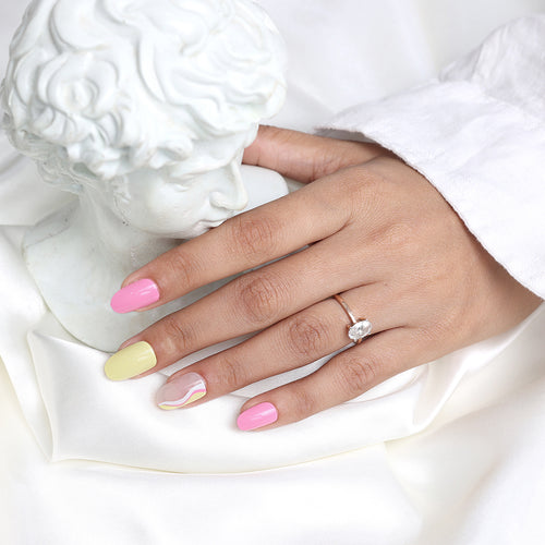 Candy Floss Press On Nails